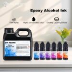 Colorant-Customized Epoxy Resin  Alcohol Ink