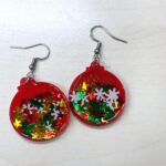 Christmas-Themed UV Resin Earrings DIY Tutorial | Create Magical Holiday Accessories