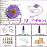 Bulk UV Resin Nature Bracelets | Dried Flower Kits Wholesale