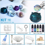 Ocean UV Resin Seal Keychain Kits - Bulk Craft Supplies