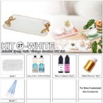 Wholesale Epoxy Resin Coasters Kits | White