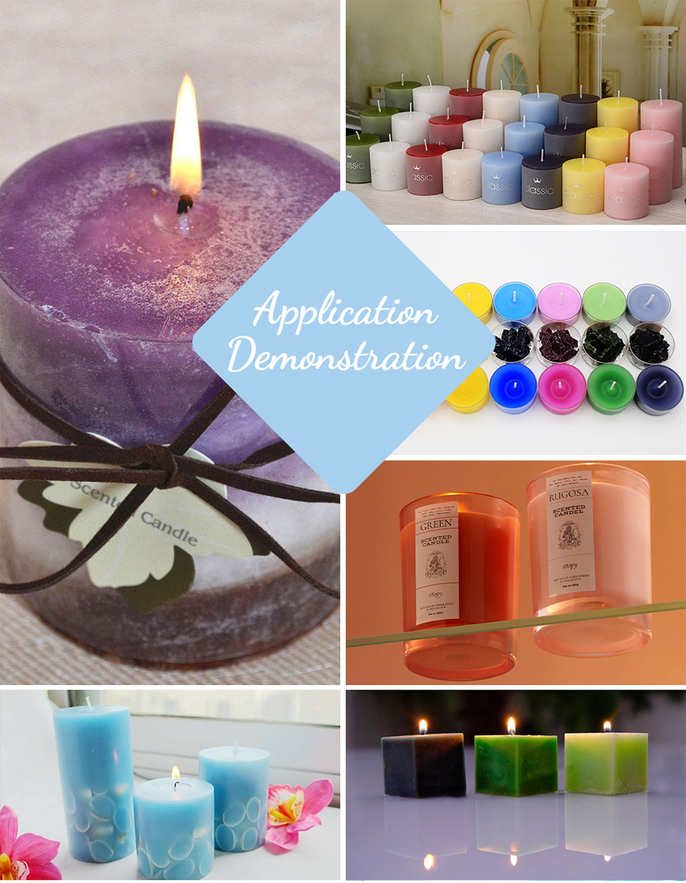 Dyes for candles