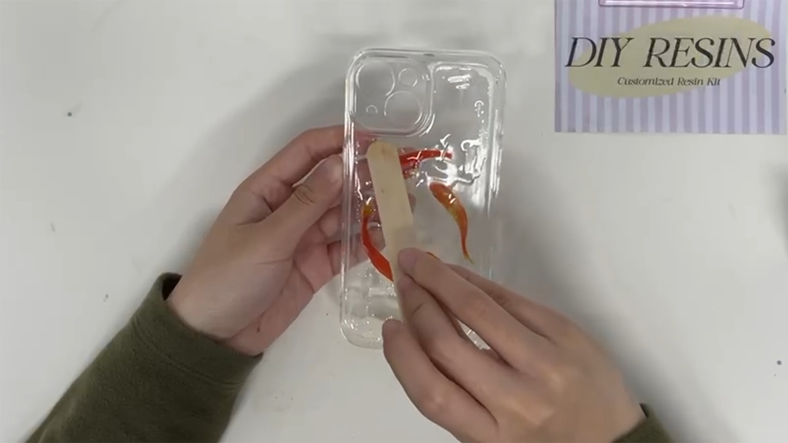 Water Ripple Resin Phone