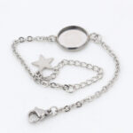 DIY RESINS Adjustable Star Pendant Bracelet Finding Custom Bulk